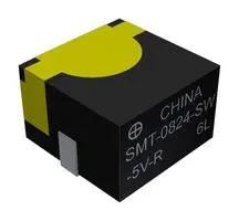TRANSDUCER, BUZZER, 80DBA, 2.4KHZ, SMD SMT-0824-SW-5V-R