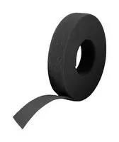TAPE, HOOK & LOOP, 107MMX25M, ROLL, BLK E22910733099925