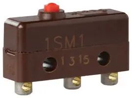 MICROSWITCH, PIN PLUNGER, SPDT, 5A 250V 1SM1