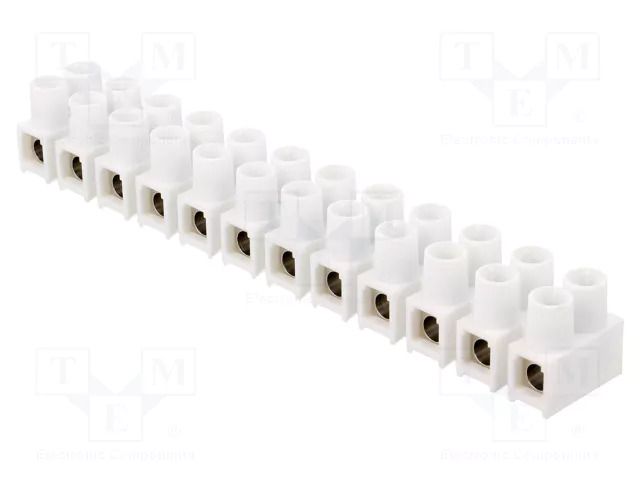 Connector: terminal block; 76A; 400V; screw terminal; white; 16mm2 SIMET LTA12-16.0-WH