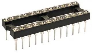 DIP SOCKET, 24 POSITION, THROUGH HOLE 111-43-324-41-001000