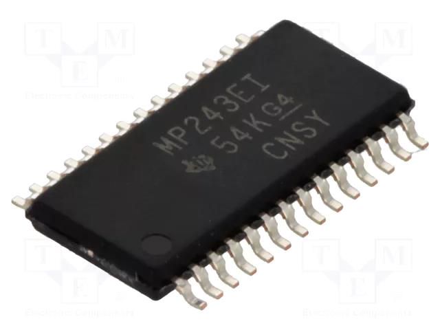 IC: interface; transceiver; full duplex,RS232; 500kbps; TSSOP28 TEXAS INSTRUMENTS MAX3243EIPWR