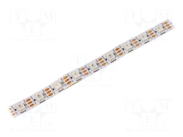 Programmable LED tape; RGB; 5050; LED/m: 60; 10mm; IP20; 140°; 18W/m WORLDSEMI HCAAA60W