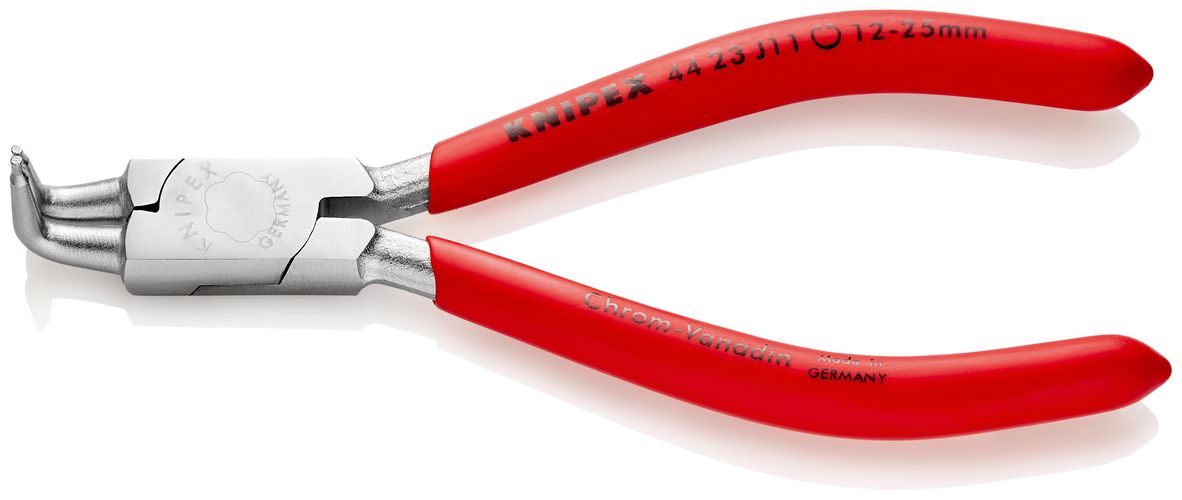 KNIPEX 44 23 J11 Circlip Pliers for internal circlips in bore holes plastic coated chrome-plated 130 mm 44 23 J11 4003773042969