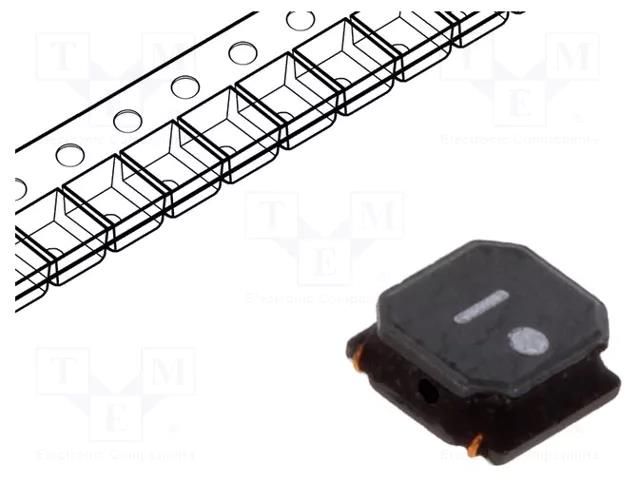 Inductor: wire; SMD; 150uH; Ioper: 220mA; 2.3Ω; ±20%; 4x4x1.8mm FERROCORE DJNR4018-151-S