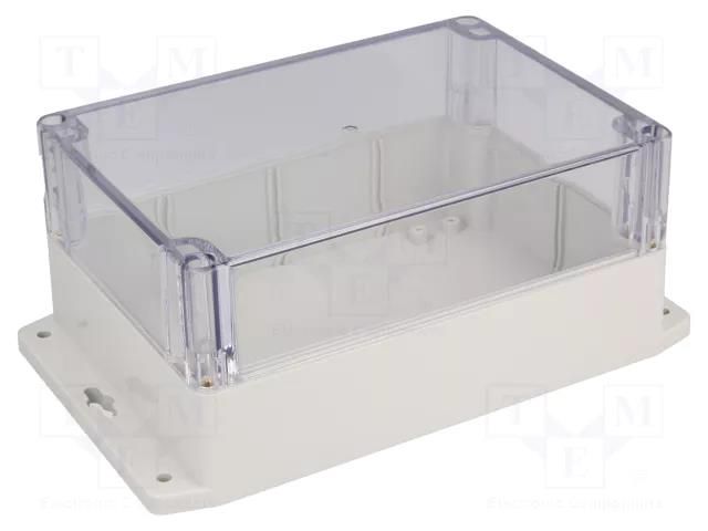 Enclosure: multipurpose; X: 121mm; Y: 171mm; Z: 80mm; polycarbonate GAINTA G223CMF