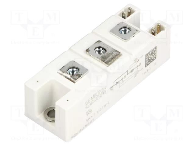 Module: thyristor; double series; 1.8kV; 130A; A21; SEMIPACK2 SEMIKRON DANFOSS SKKT132/18E