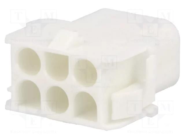 Connector: wire-wire; plug; male/female; PIN: 6; MLX; straight; 2x3 MOLEX MX-42022-06C