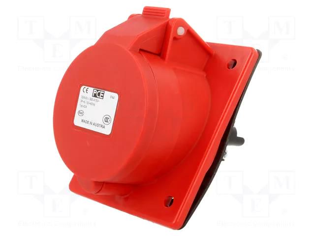 Connector: AC supply 3-phase; socket; female; 32A; 400VAC; IP44 PCE 424-6