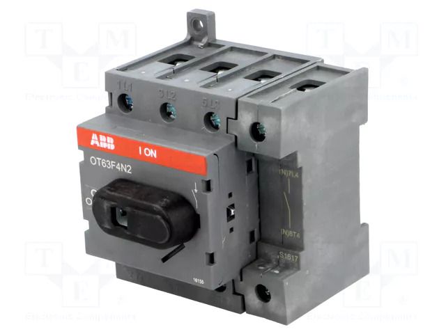 Switch-disconnector; Poles: 4; for DIN rail mounting; 63A; OT ABB OT63F4N2