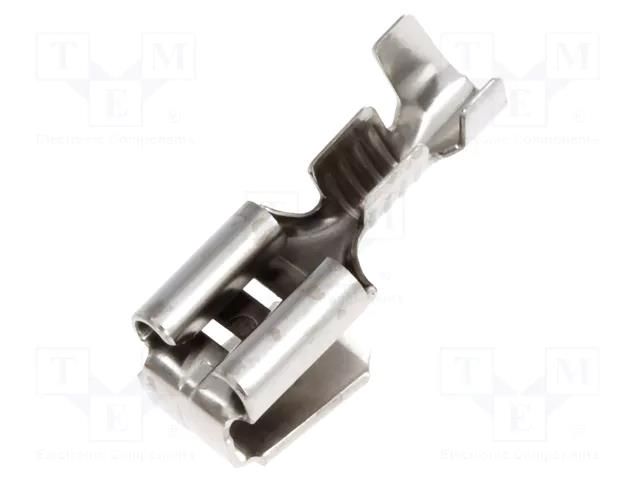 Terminal: flat; 6.3mm; 0.8mm; female/male; 1÷2.5mm2; crimped; brass BM GROUP BM01299