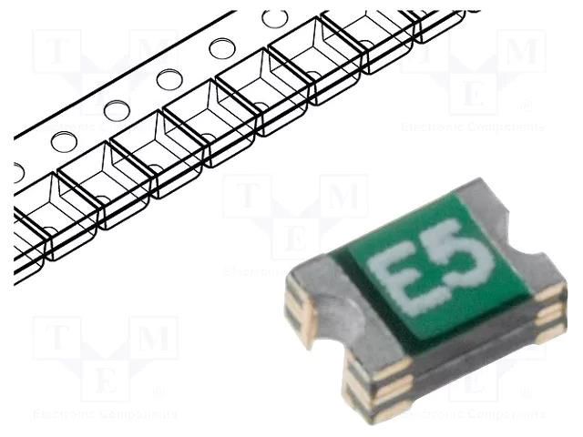 Fuse: PTC polymer; 500mA; 0805 ECE SR050-06