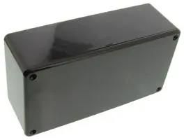 BOX, ABS, BLACK, 150X80X50MM 1591DBK