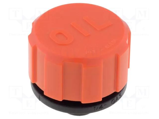 Breather cap; with "tech-foam" air filter of polyurethane ELESA+GANTER SFP.30-1/4+F/FOAM