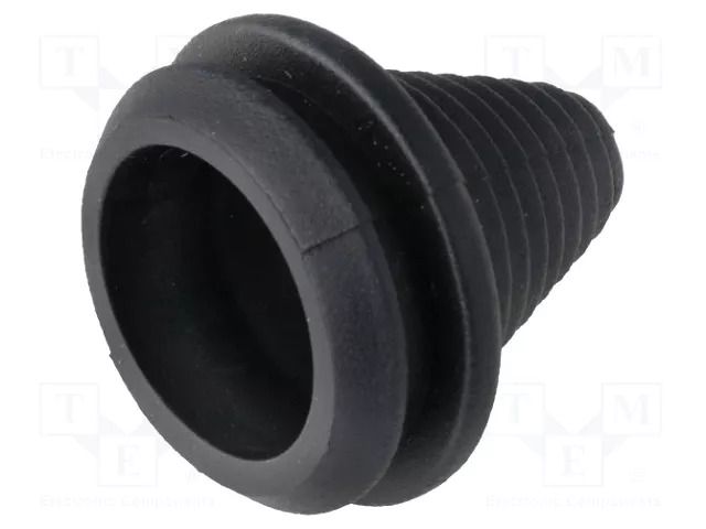 Grommet; stepped; PVC; black; Øcable: 5÷17mm; t: 3mm ESSENTRA SR1709-17