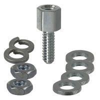 JACK SOCKET SCREW KIT, #4-40, 11.6MM 3342-4