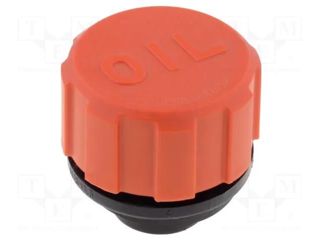 Breather cap; with "tech-foam" air filter of polyurethane ELESA+GANTER SFP.30-18X1.5+F/FO