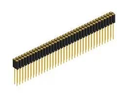 PCB RCPT, 72POS, 2ROW, 2.54MM, THT BL 14 72
