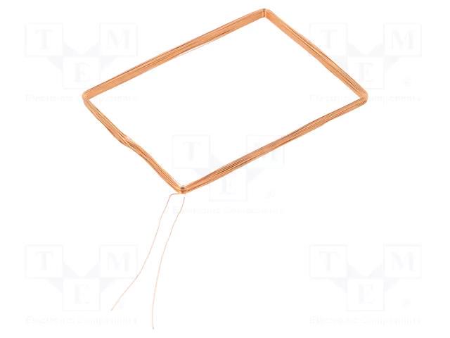 Antenna; RFID; 125kHz; Body dim: 51x67x2.6mm; 470uH SR PASSIVES CP-470UH-48-64-26