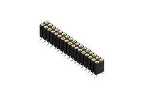 PCB RCPT, 34POS, 2ROW, 2.54MM, SMD BL 16 SMD 067 34 SM