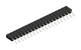 PCB RCPT, R/A, 20POS, 1ROW, 2.54MM, SMD BL LP 7 SMD 20 S