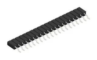 PCB RCPT, R/A, 20POS, 1ROW, 2.54MM, SMD BL LP 7 SMD 20 Z