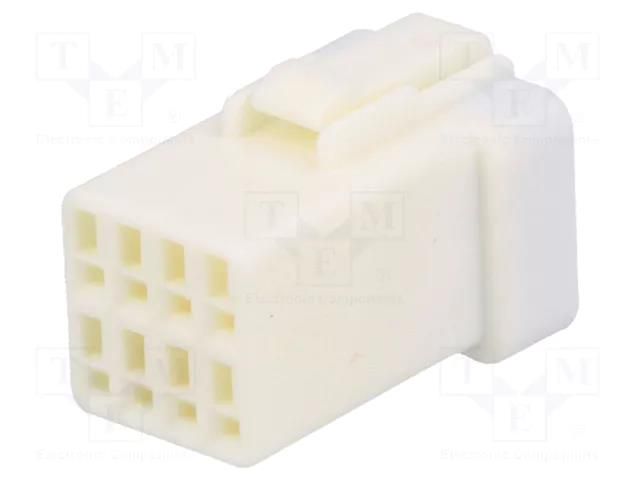 Connector: wire-wire/PCB; plug; female; JWPF; 3A; 100V; PIN: 8; IPX7 JST 08R-JWPF-VSLE-D