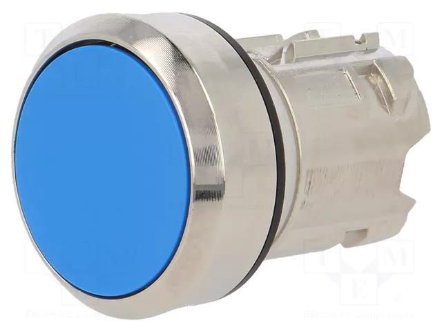 Switch: push-button; 22mm; Stabl.pos: 2; blue; none; IP67; flat SIEMENS 3SU1050-0AA50-0AA0