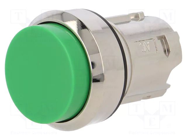 Switch: push-button; 22mm; Stabl.pos: 1; green; none; IP67; 3SU1.5 SIEMENS 3SU1050-0BB40-0AA0