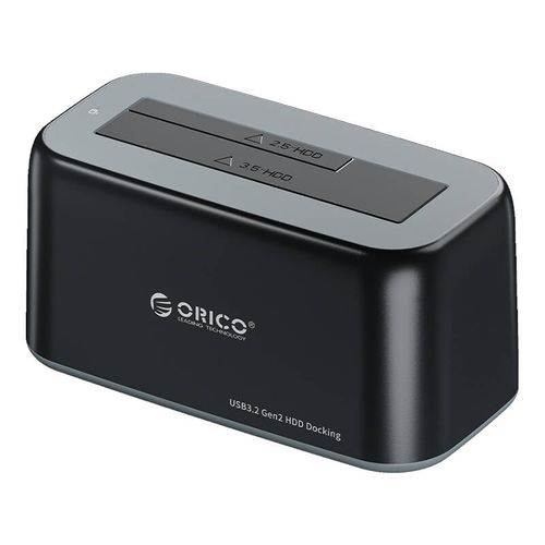 Orico docking station for 2.5 / 3.5" HDD / SSD, 5Gbps, USB-C to USB-C/A (black), Orico 6819C3-V1-EU-BK-BPIP