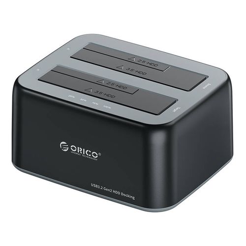 Orico docking station for 2.5" / 3.5" HDD / SSD, 5Gbps, USB-A to USB-B with cloning function (black), Orico 6829C3-V1-EU-BK-BPIP