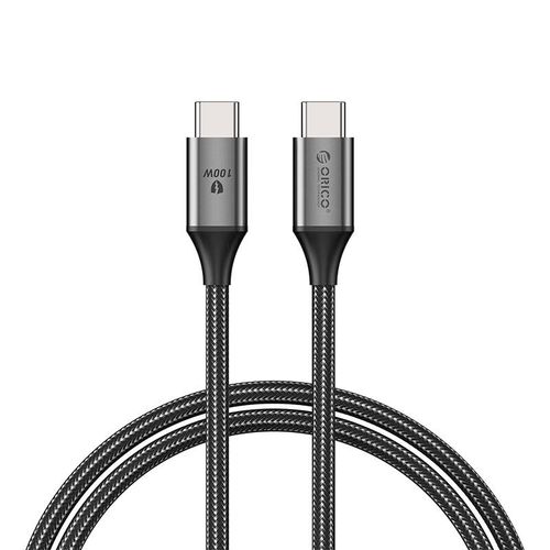 Orico 100W USB-C to USB-C charging cable (black), Orico CDX-100CC-BK-BP-IP