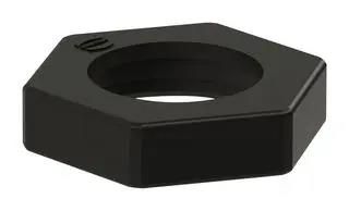 FIXING NUT, CONN, THERMOPLASTIC, BLACK 19590202102
