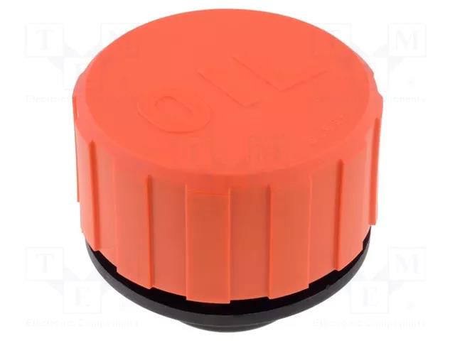 Breather cap; with "tech-foam" air filter of polyurethane ELESA+GANTER SFP.70-11/4+F/FOAM