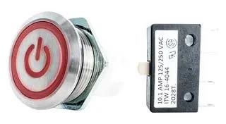 ANTI VANDAL SWITCH, SPDT-DB, 10A, 250VAC H48M-113R