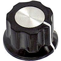 FLUTED KNOB WITH LINE INDICATOR, 6.35MM PKES70B1/4.