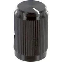 STRAIGHT KNURLED KNOB W/ LINE IND 6.37MM KB500B1/4