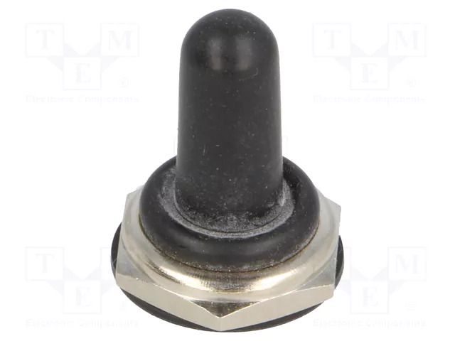 Cap; -20÷50°C; Actuator colour: black; 600H; Nut: hexagonal APEM U851
