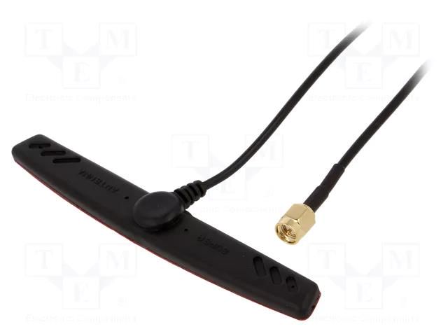 Antenna; GSM; 2.5dBi; linear; for ribbon cable; 50Ω; -40÷85°C SR PASSIVES GSM-ANT108