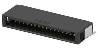 CONN, R/A HEADER, 16POS, 1ROW, 1.27MM 504325-E