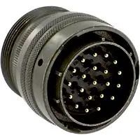 CIRCULAR CONNECTOR PLUG SIZE 22, 21POS, CABLE PT06A-22-21P
