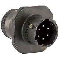 CIRCULAR CONNECTOR RCPT, SIZE 10, 6POS, CABLE PT01E-10-6P