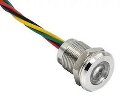 LED PANEL IND, RED/GRN/YEL, 12.5MM, 3V 624-1141-317F