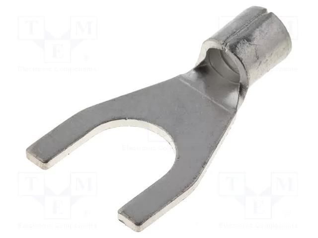 Tip: fork; M8; 4÷6mm2; crimped; for cable; non-insulated; tinned NINIGI ST-098/6