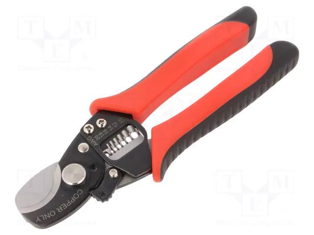 Pliers; cutting,for wire stripping; 170mm; 0.5÷6mm2 NEWBRAND NB-PCUT01