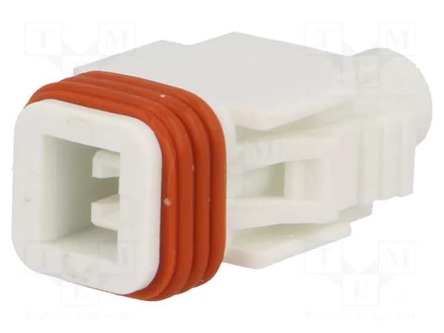 Connector: wire-wire/PCB; plug; female; 572,E-Seal; for cable EDAC 572-001-000-200