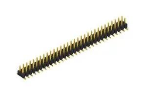 PIN HEADER, 62POS, 2ROW, 2.54MM, SMD SL 11 SMD 040 62 G