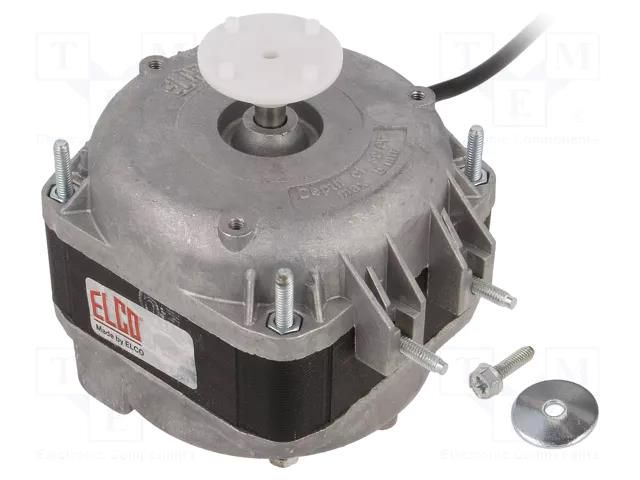 Motor: AC; 1-phase; 1300rpm; P: 16W; 230VAC; 450mA; -40÷40°C; IP40 ELCO NET5T16ZVN001