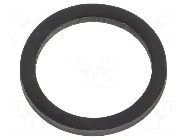 Gasket; EPDM; Thk: 2mm; Øint: 22.5mm; Øout: 27mm; PG16 BM GROUP BM4916G