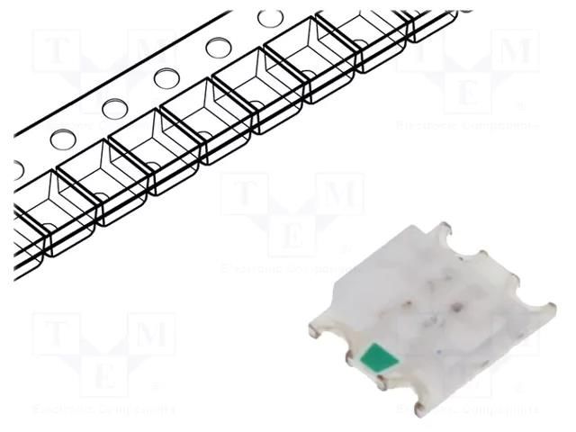 LED; RGB; SMD; 1210; 1.8÷2.6/2.8÷3.6/2.8÷3.6VDC; 3.2x2.7x0.8mm OPTOSUPPLY OSTB3227C1C-A